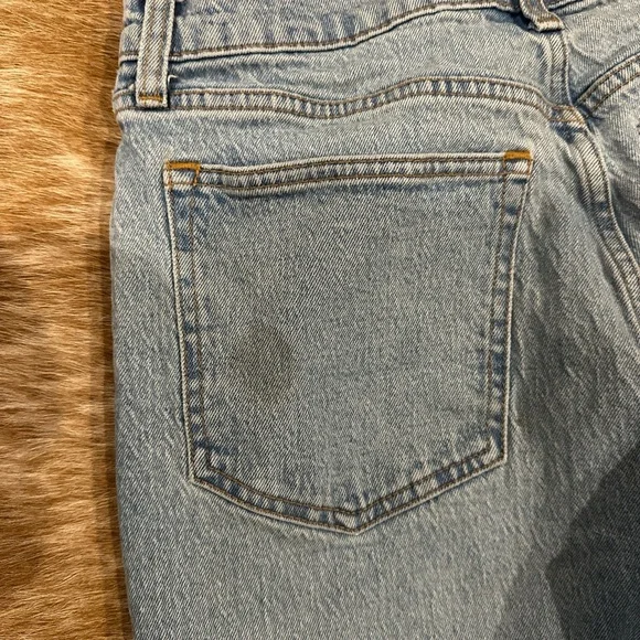 Abercrombie & Fitch Light Blue Straight Leg Jeans - Picture 4 of 4